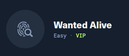 Wanted Alive